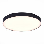 Фото ST606.432.96 Светильник потолочный Черный LED 1*96W 3000K 8 640Lm Ra>85 120° IP20 D600xH55 185-265V Накладные светильники