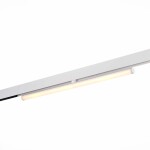 Фото ST803.536.10 Магнитный трековый светильник Белый LED 1*10W 3000K 1 200Lm Ra>90 120° IP20 L604xW28xH8 SKYLINE 48