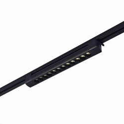 Фото ST367.446.20 Св-к трек. Черный LED 1*20W 4000K 1 500Lm Ra>90 36° IP20 L387xW49xH54 170-240V Однофазная трековая система