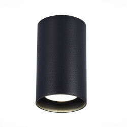 Фото ST157.442.20 Светильник потолочный Черный LED 1*20W 4000K 1 600Lm Ra>90 60° IP44 D95xH150 220-265V Накладные светильники