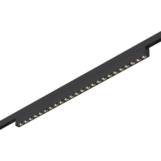 Фото ST666.446.20 Магнитный трековый светильник Черный LED 1*20W 4000K 1 060Lm Ra>90  IP20 L387xW10xH18 2 SUPER5