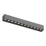 Фото ST673.436.12 Магнитный трековый светильник Черный LED 1*12W 3000K 710Lm Ra>90 36° IP20 L230xW26xH24 SKYFLAT