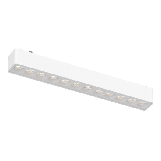 Фото ST673.546.12 Магнитный трековый светильник Белый LED 1*12W 4000K 710Lm Ra>90 36° IP20 L230xW26xH24 4 SKYFLAT