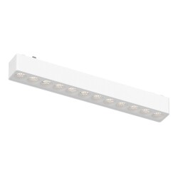Фото ST673.546.12 Магнитный трековый светильник Белый LED 1*12W 4000K 710Lm Ra>90 36° IP20 L230xW26xH24 4 SKYFLAT
