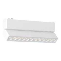 Фото ST675.536.12 Магнитный трековый светильник Белый LED 1*12W 3000K 710Lm Ra>90 >90 IP20 L230xW26xH82 4 SKYFLAT