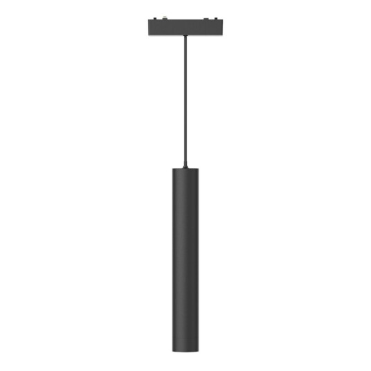 Фото ST680.443.07 Магнитный трековый светильник Черный LED 1*7W 4000K 430Lm Ra>90 36° IP20 D30xH300 48V SKYFLAT