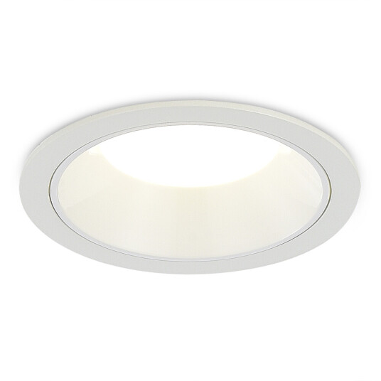 Фото ST755.548.07 Св-к встр. Белый LED 1*7W 4000K 630Lm Ra80 120° IP20 D85xH45 100-240V Встраиваемые светильники