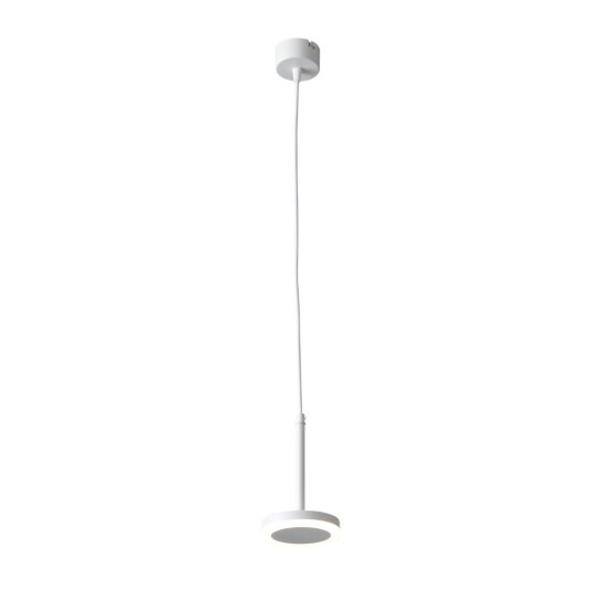 Фото ST104.503.06 Светильник подвесной Белый LED 1*6W 3000K 468Lm Ra>80 120° IP20 D112xH184 170-240V Подвесные светильники