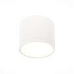 Фото ST113.542.09 Светильник потолочный Белый LED 1*9W 4000K 702Lm Ra>80 120° IP20 D88xH75 170-240V Накладные светильники