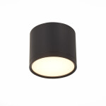 Фото ST113.432.09 Светильник потолочный Черный LED 1*9W 3000K 702Lm Ra>80 120° IP20 D88xH75 170-240V Накладные светильники