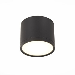 Фото ST113.442.09 Светильник потолочный Черный LED 1*9W 4000K 702Lm Ra>80 120° IP20 D88xH75 170-240V Накладные светильники
