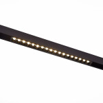 Фото ST361.436.18 Магнитный трековый светильник Черный LED 1*18W 3000K 1 407Lm Ra>90 36° IP20 L331xW22xH4 SKYLINE 48