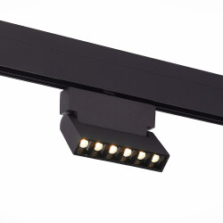 Фото ST362.436.06 Магнитный трековый светильник Черный LED 1*6W 3000K 532Lm Ra>80 36° IP20 L120xW22xH134 SKYLINE 48