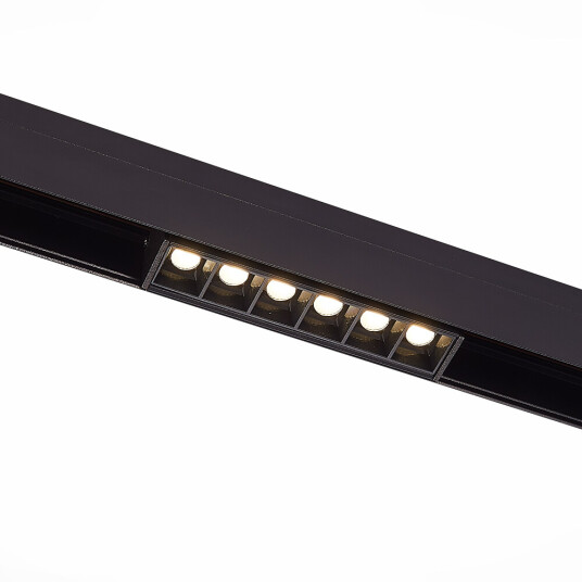 Фото ST361.446.06 Магнитный трековый светильник Черный LED 1*6W 4000K 532Lm Ra>90 36° IP20 L115xW22xH44 4 SKYLINE 48