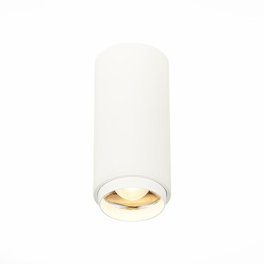 Фото ST600.532.10 Светильник потолочный Zoom Белый LED 1*10W 3000K 1 000Lm Ra>80 15-60° IP20 D59xH130 170 Накладные светильники