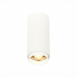 Фото ST600.532.10 Светильник потолочный Zoom Белый LED 1*10W 3000K 1 000Lm Ra>80 15-60° IP20 D59xH130 170 Накладные светильники