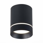 Фото ST115.442.12 Светильник потолочный Черный LED 1*12W 4000K 840Lm Ra>90 120° IP20 D79xH100 170-240V Накладные светильники