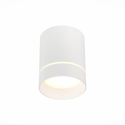 Фото ST115.532.07 Светильник потолочный Белый LED 1*7W 3000K 490Lm Ra>90 120° IP20 D79xH100 170-240V Накладные светильники