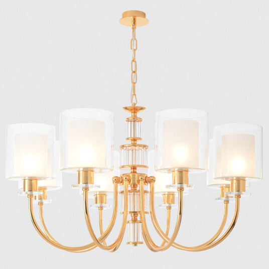 Фото Люстра Crystal Lux ELENA SP8 GOLD