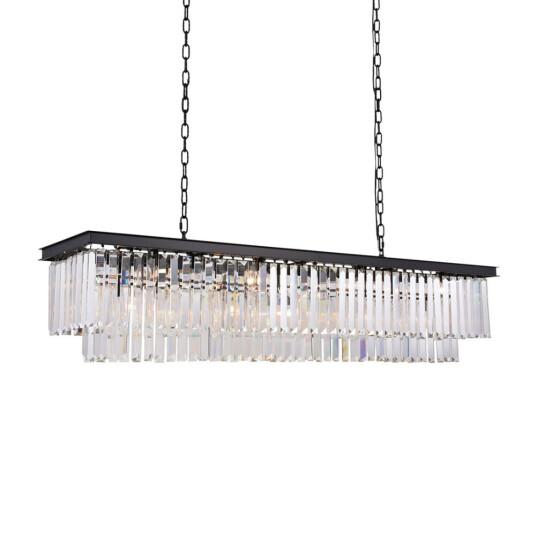 Фото Люстра Odeon 12C/P black/clear
