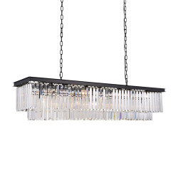 Фото Люстра Odeon 12C/P black/clear