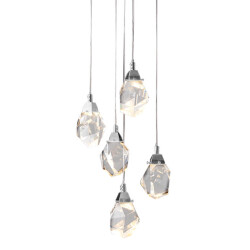 Фото Подвесной светильник Crystal rock 5 chrome