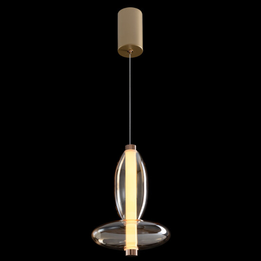 Фото Светильник подвесной Crystal Lux QUASAR SP7W LED AMBER
