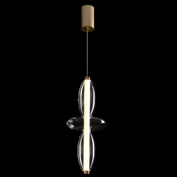 Фото Светильник подвесной Crystal Lux QUASAR SP14W LED TRANSPARENT