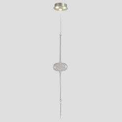 Фото Светильник подвесной Crystal Lux GLASS SP3W LED CHROME