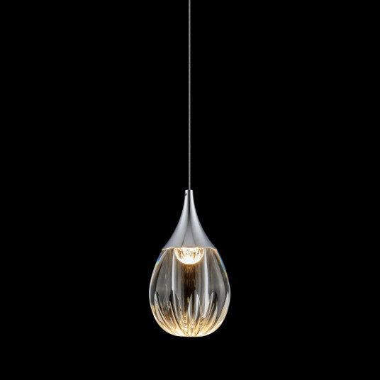 Фото Подвесной светильник MD24001004-1A chrome/clear