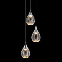 Фото Подвесной светильник MD24001004-3A chrome/clear