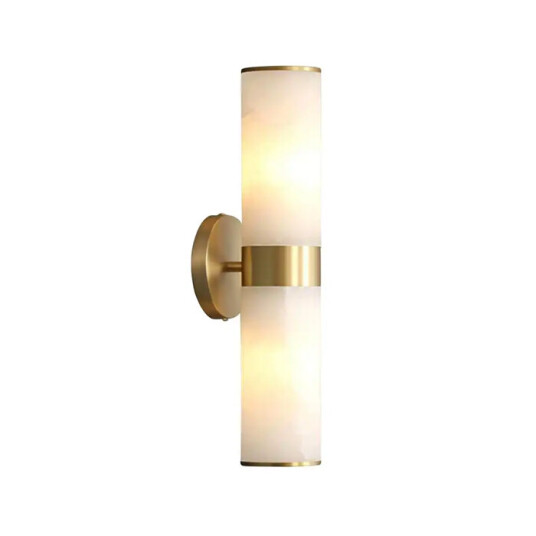 Фото Настенный светильник 6483W/B brass/white