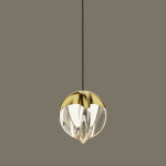 Фото Подвесной светильник MD24001033-1A gold/clear