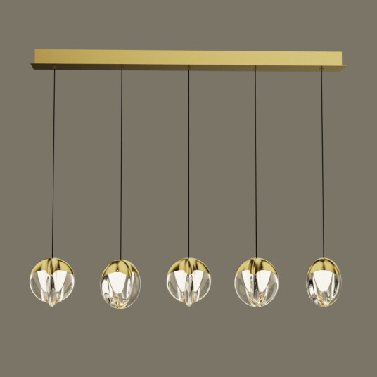 Фото Подвесной светильник MD24001033-5B gold/clear