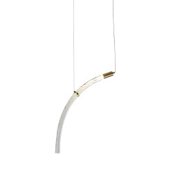 Фото Подвесной светильник OD2412-1 gold/clear