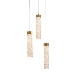 Фото Подвесной светильник MD24030028-3A brass/clear