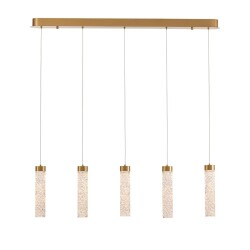 Фото Подвесной светильник MD24030028-5B brass/clear