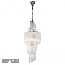 Фото Подвесная люстра iLamp Manhattan 051D-11 Nickel