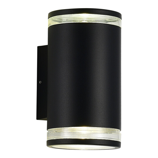 Фото SL9009.401.02 Светильник уличный настенный ST-Luce черный/белый GU10 2*50W TUBO
