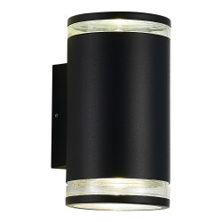 Фото SL9009.401.02 Светильник уличный настенный ST-Luce черный/белый GU10 2*50W TUBO