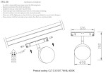Фото 1 Светильник трековый магнитный Crystal Lux CLT 0.33 007 7W BL 4000K