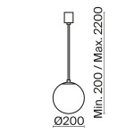 Фото 5 Подвесной светильник Technical P039PL-5W4K-20-B