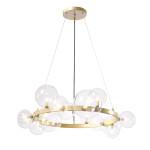 Фото 3 Люстра Crystal Lux AGATA SP15 V2 GOLD/TRANSPARENTE