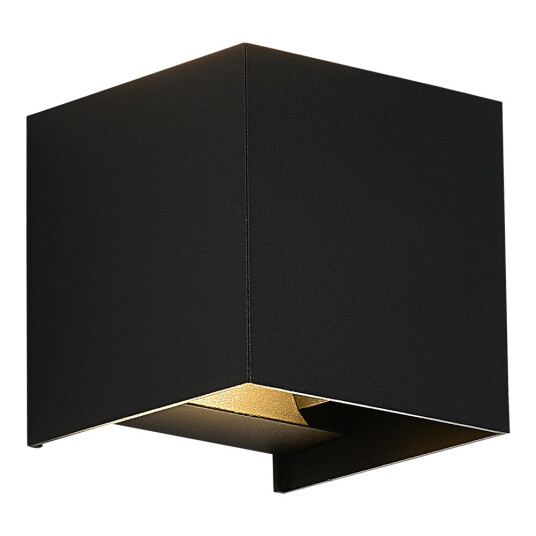 Фото SL9513.401.01 Светильник уличный настенный ST-Luce черный/черный LED 1*10W 2700K BRIK
