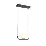 Фото 3 SL1581.403.01 Светильник подвесной ST-Luce Черный/Белый LED 1*8W 3200K BOTELLI