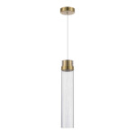 Фото 3 SL6236.303.01 Светильник подвесной ST-Luce Латунь/Прозрачный LED 1*12W 4000K CHAMPAGNE