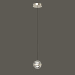 Фото 2 Подвесной светильник MD23030088-1A nickel/clear