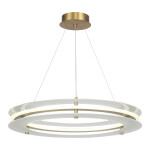 Фото SL6245.203.01 Светильник подвесной ST-Luce золотистый/Прозрачный LED 1*40W 4000K ФЭГИ