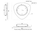 Фото 1 Бра Crystal Lux FRESA AP10W LED D380WHITE