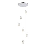 Фото 4 SL6114.103.06 Светильник подвесной ST-Luce Хром/Прозрачный LED 6*3W 3000K CASCATO